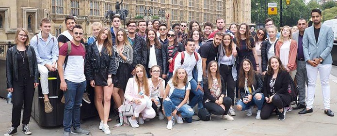 Hidden Voices Erasmus+ participants in London